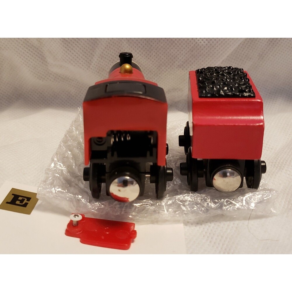 Talking James And Tender From Thomas And Friends Wooden Trains Tested Works! - Picture 7 of 7